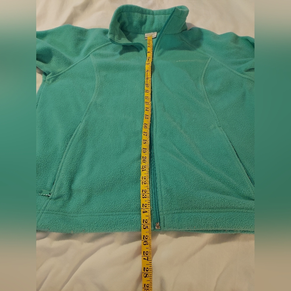 Columbia Cozy Teal Fleece Jacket - Picture 6 of 6